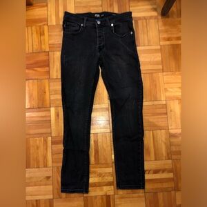 Zara Men's Skinny Jeans - Deep Black